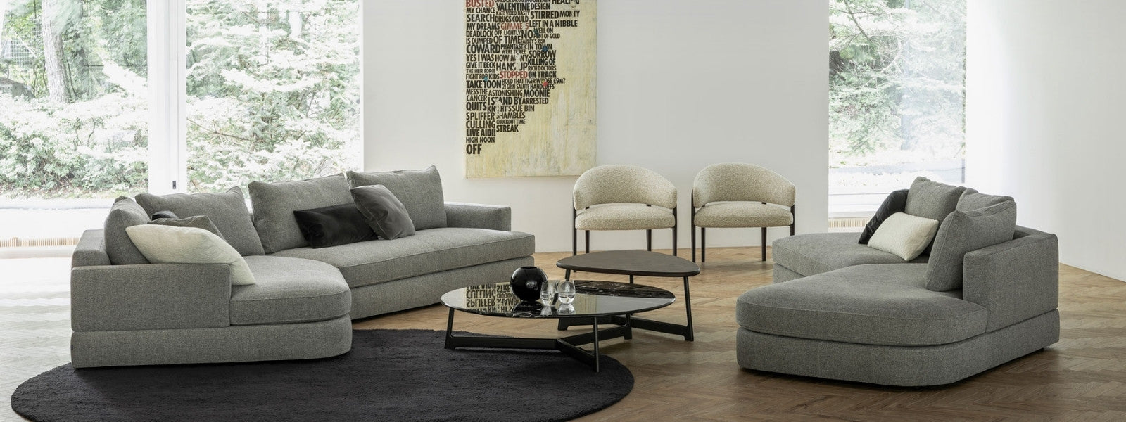 Hoshina Luxury Furniture Collection | Arflex Japan | Grafunkt