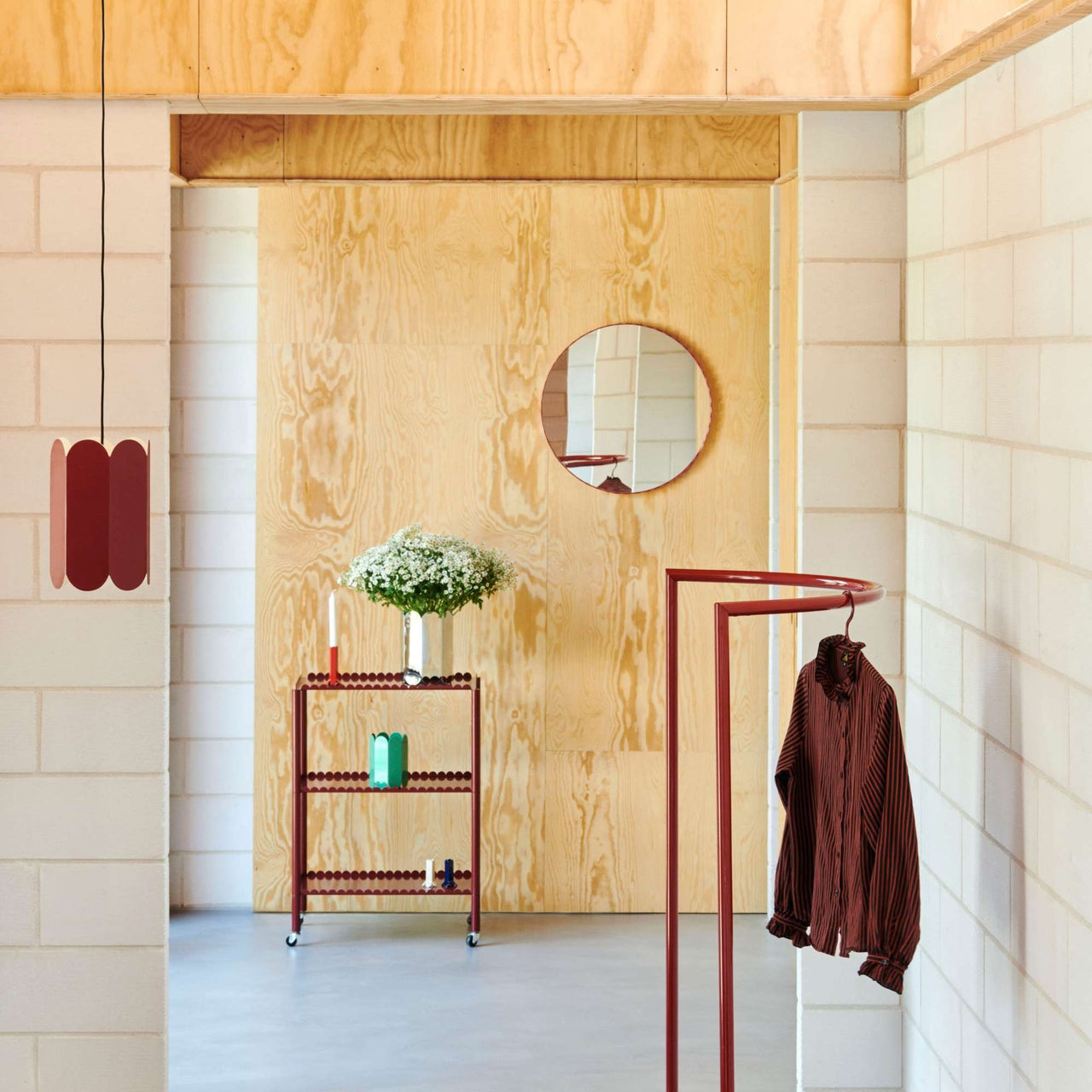Arcs Mirror, Round