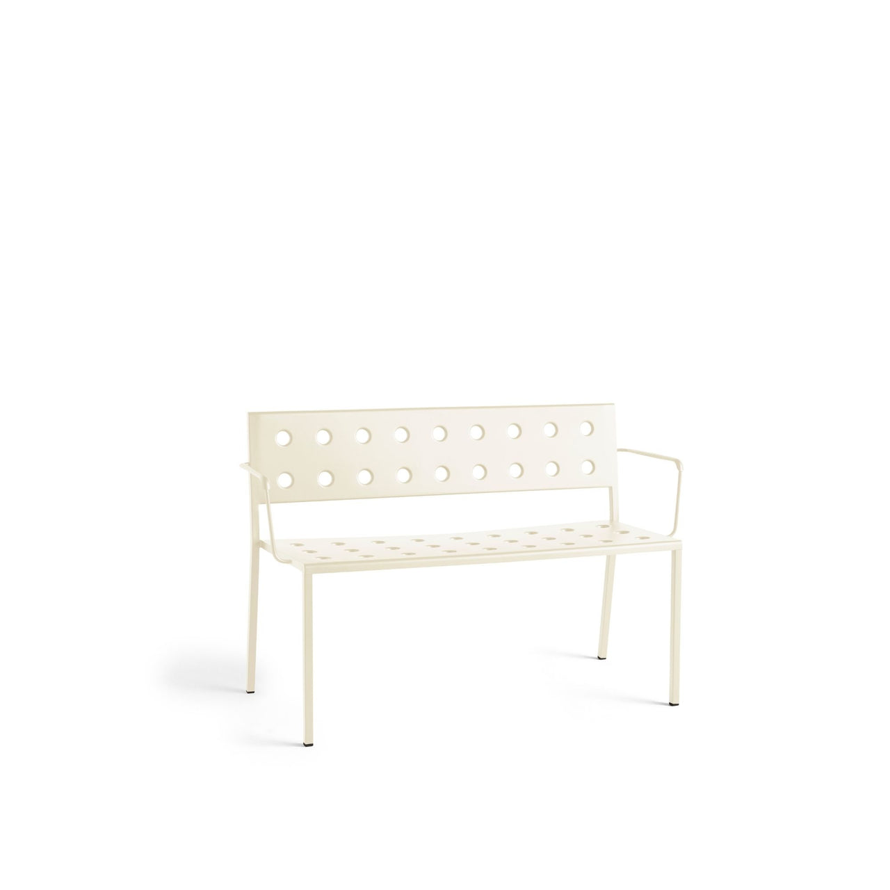 Balcony Dining Bench W. Arms, 121cm