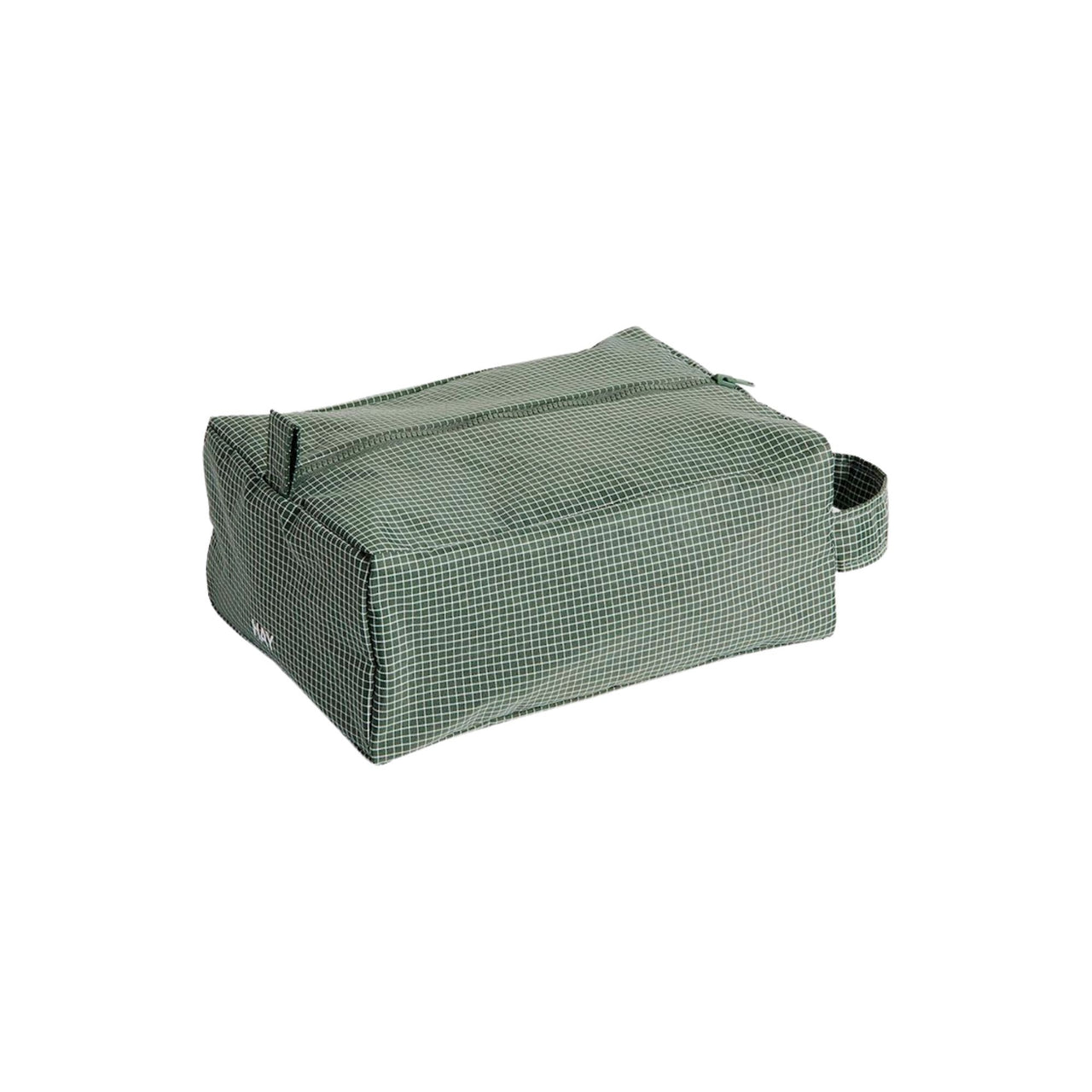 Grid Wash Bag, Medium