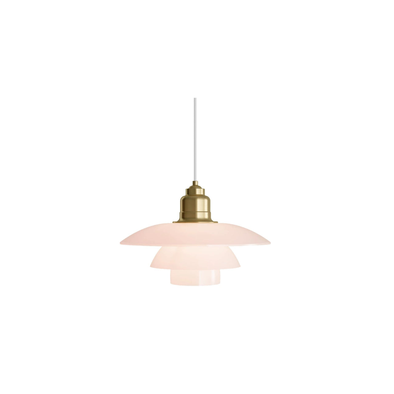 PH 3½-3 Pale Rose Brass Pendant