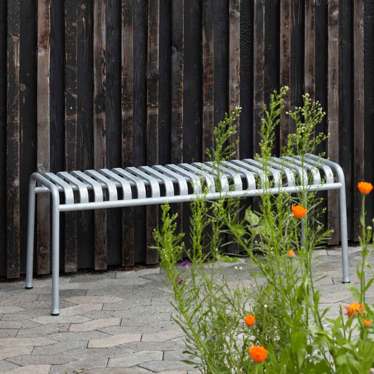 Palissade Hot Galvanised Bench
