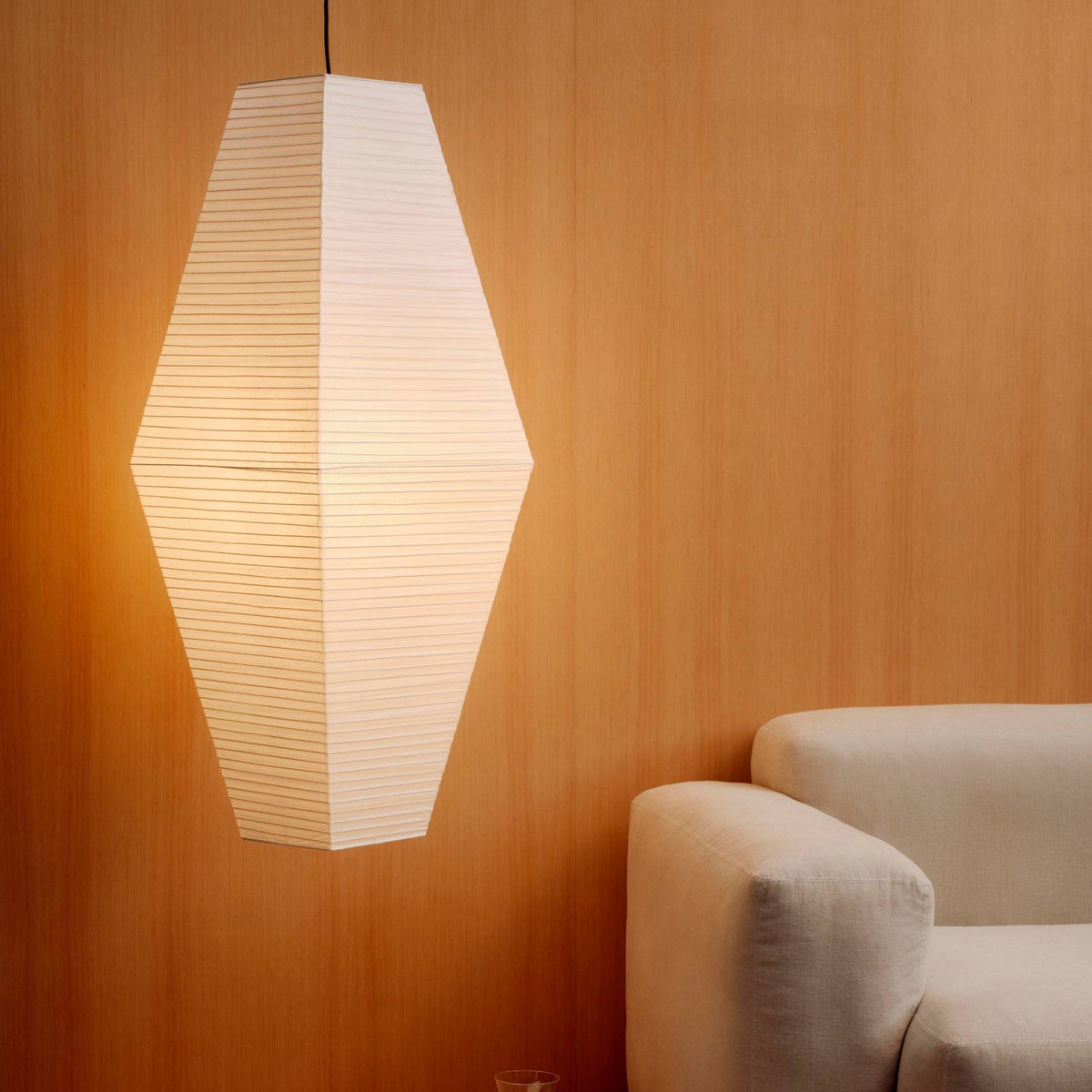 Paper Shade Pendant, Prism