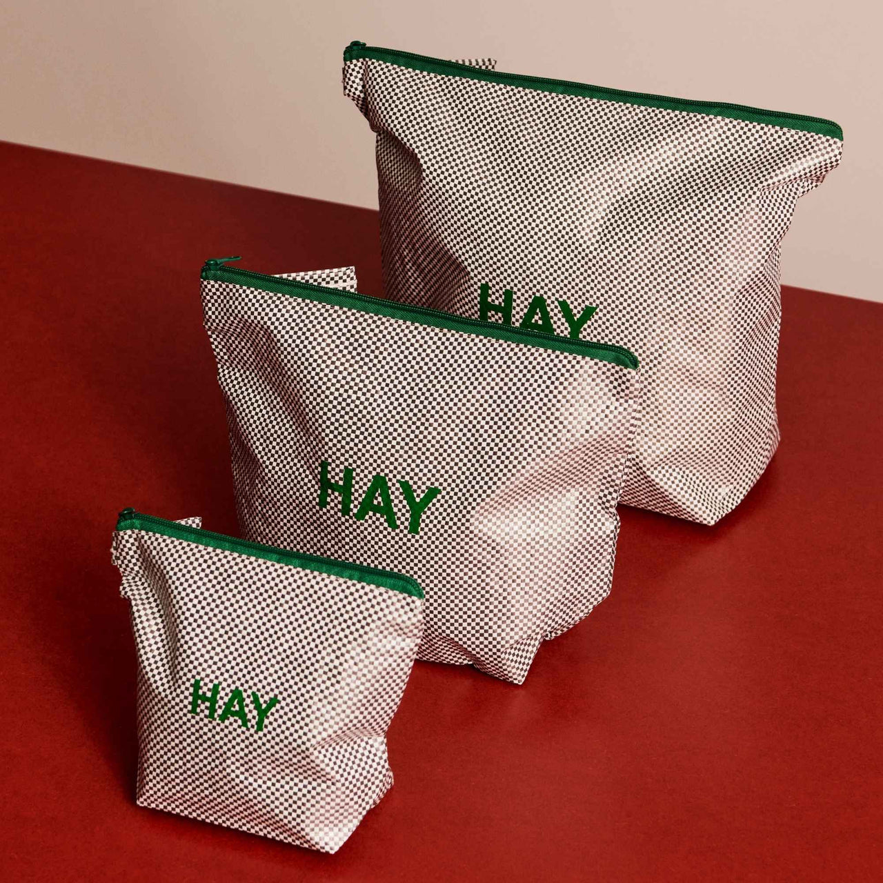 Candy Mono Wash Bag, Set of 3