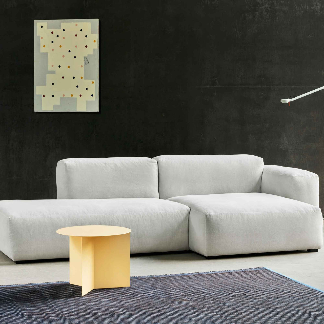 Slit Metal Table, Round Low Ø45