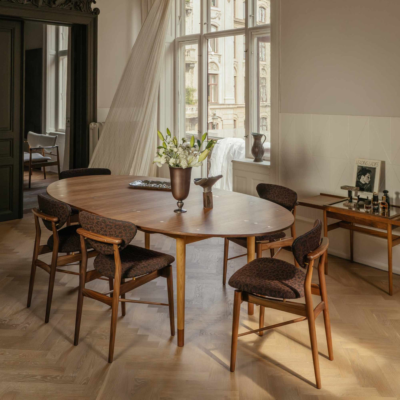 The Small Silver Table, 180cm