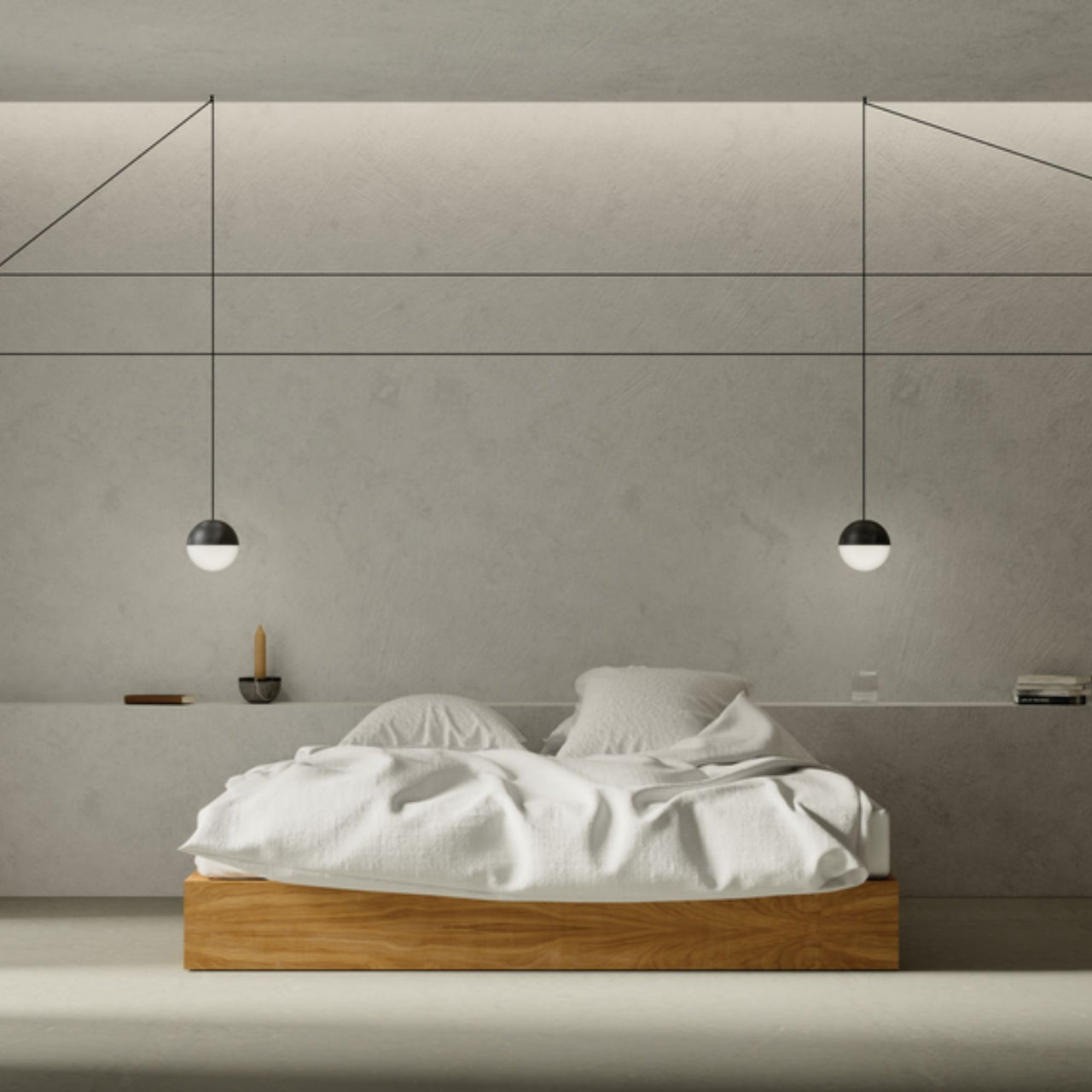 String Light Suspension, Sphere