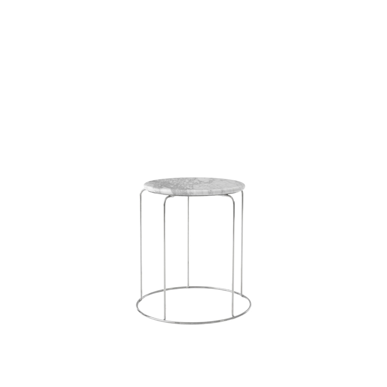 Wire Stool (VP11), Marble