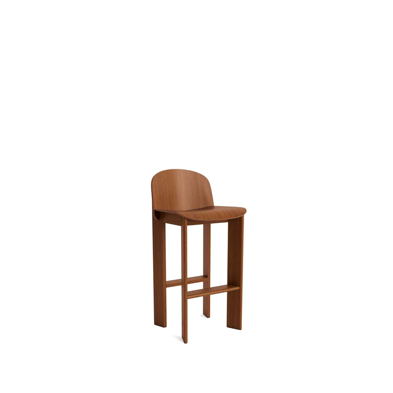 Chisel 35 Bar Stool High, Upholstered