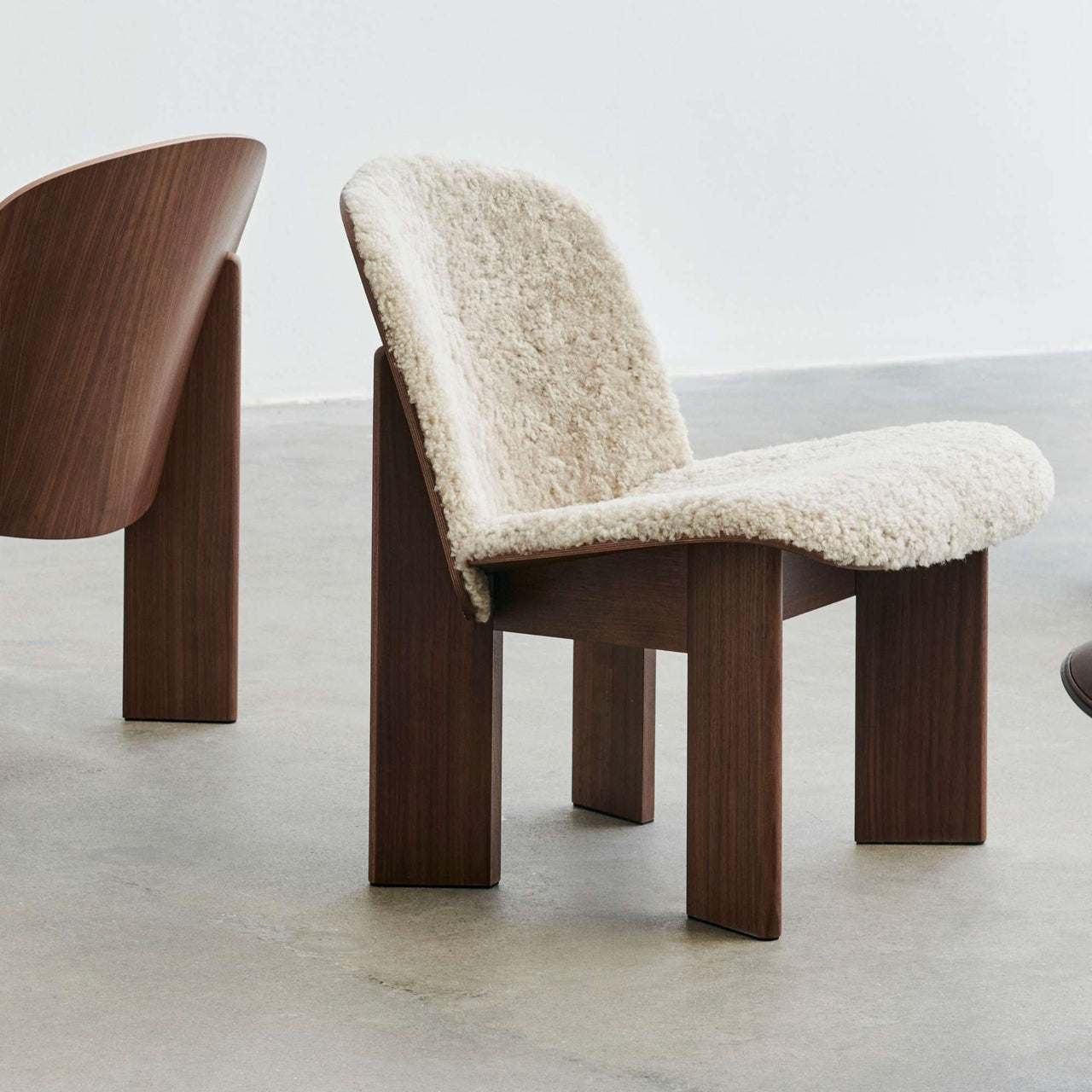 Chisel Lounge Chair, Upholstered