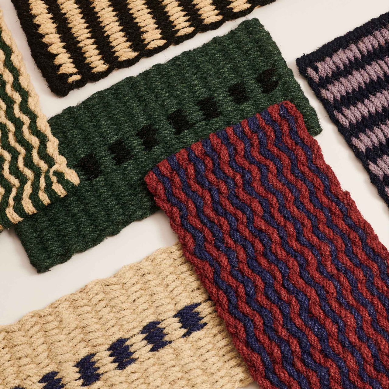 Coco Door Mat, Stripe Wave