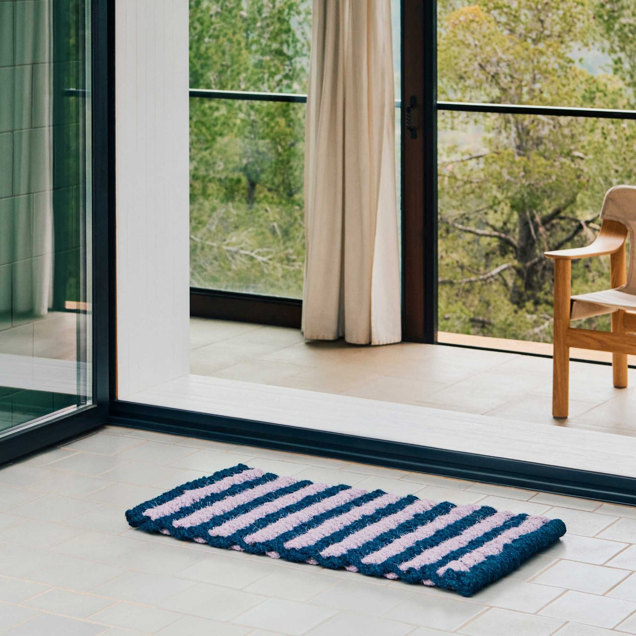 Coco Door Mat, Stripe Wide