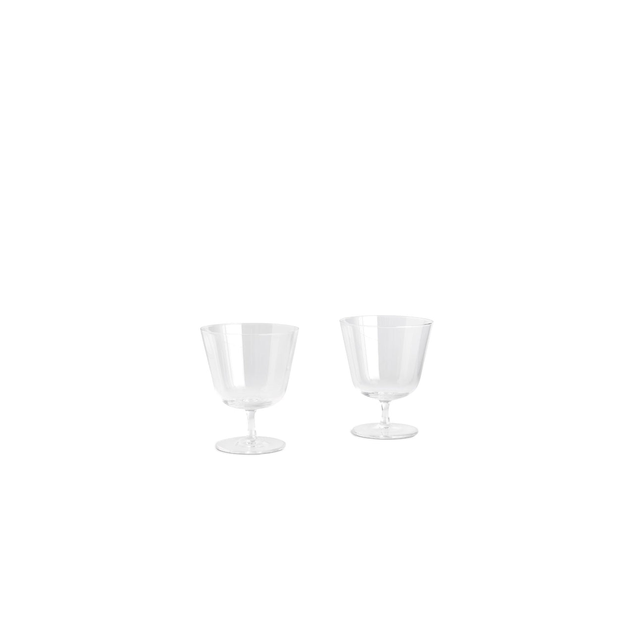 Curve Stem Glass Small, Set of 2