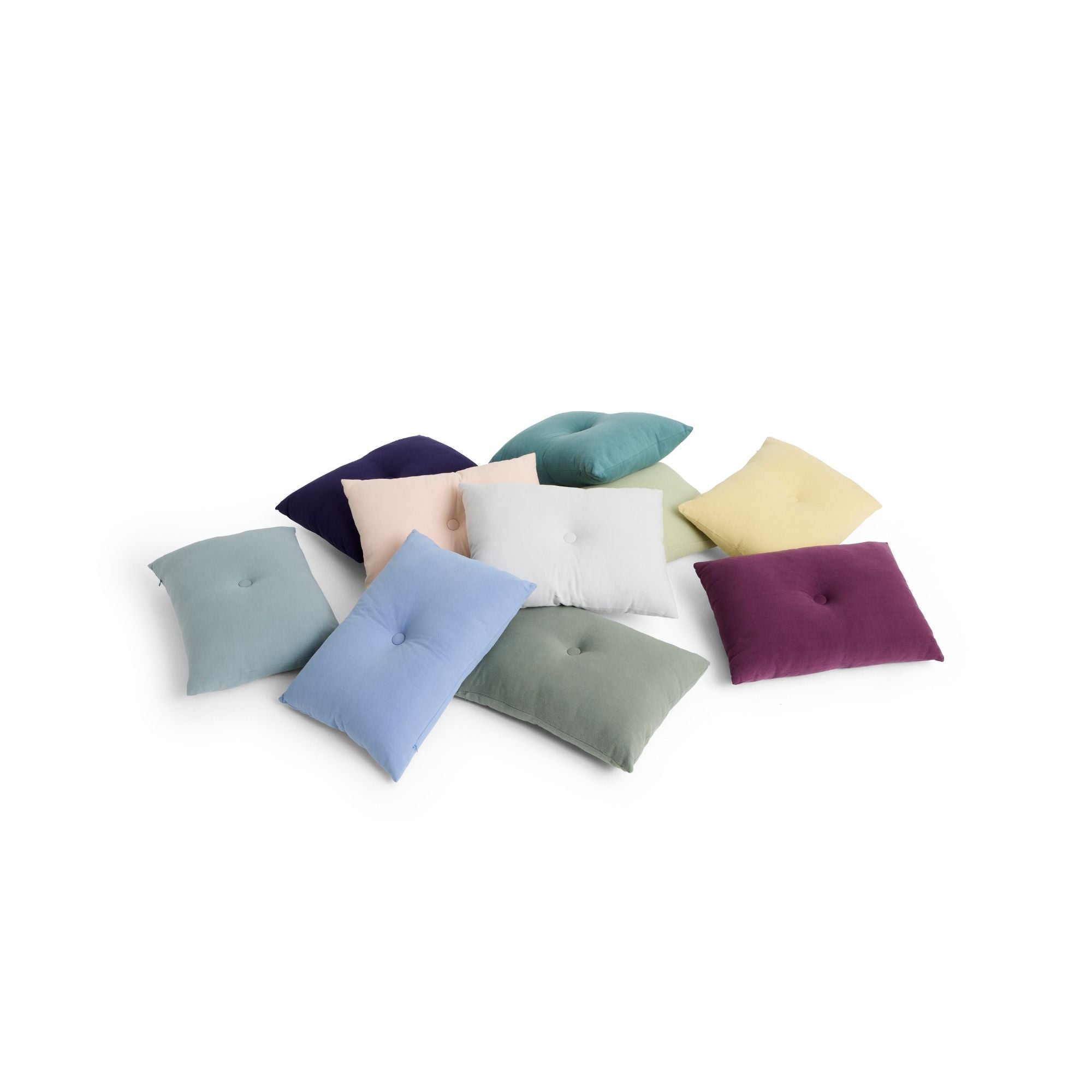 HAY / クッション（DOT CUSHION SOFT） Dot Cushion Linen Soft Yellow 60x45, HAY | Grafunkt