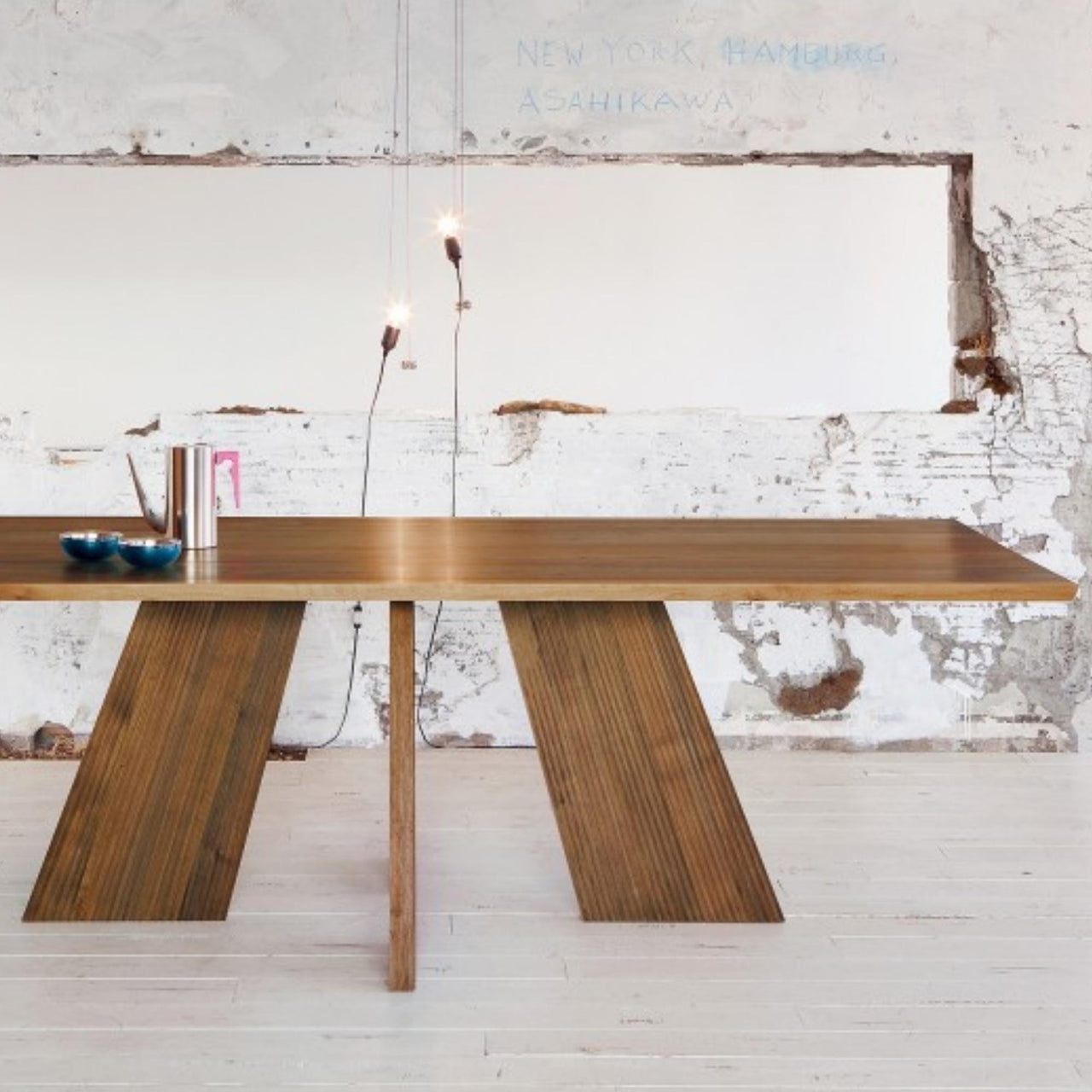 Hakama Solid Wood Table, 240cm