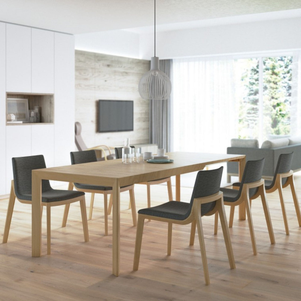 MOOV Extendable Dining Table, 160cm
