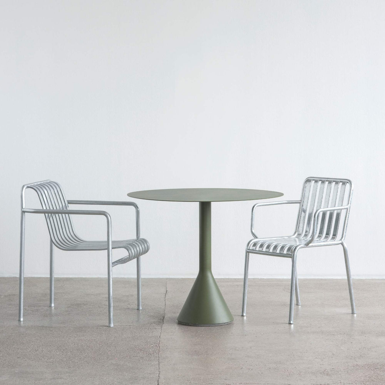 Palissade Armchair, Hot Galvanised