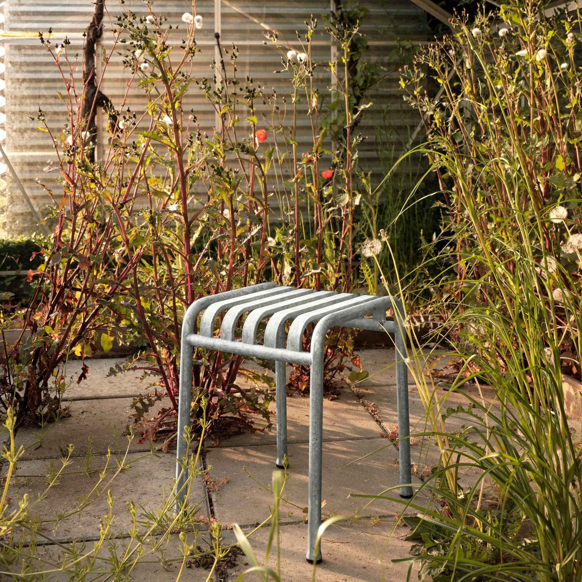 Grill Stool Palissade Hot Galavanised Stool | HAY Singapore | Grafunkt