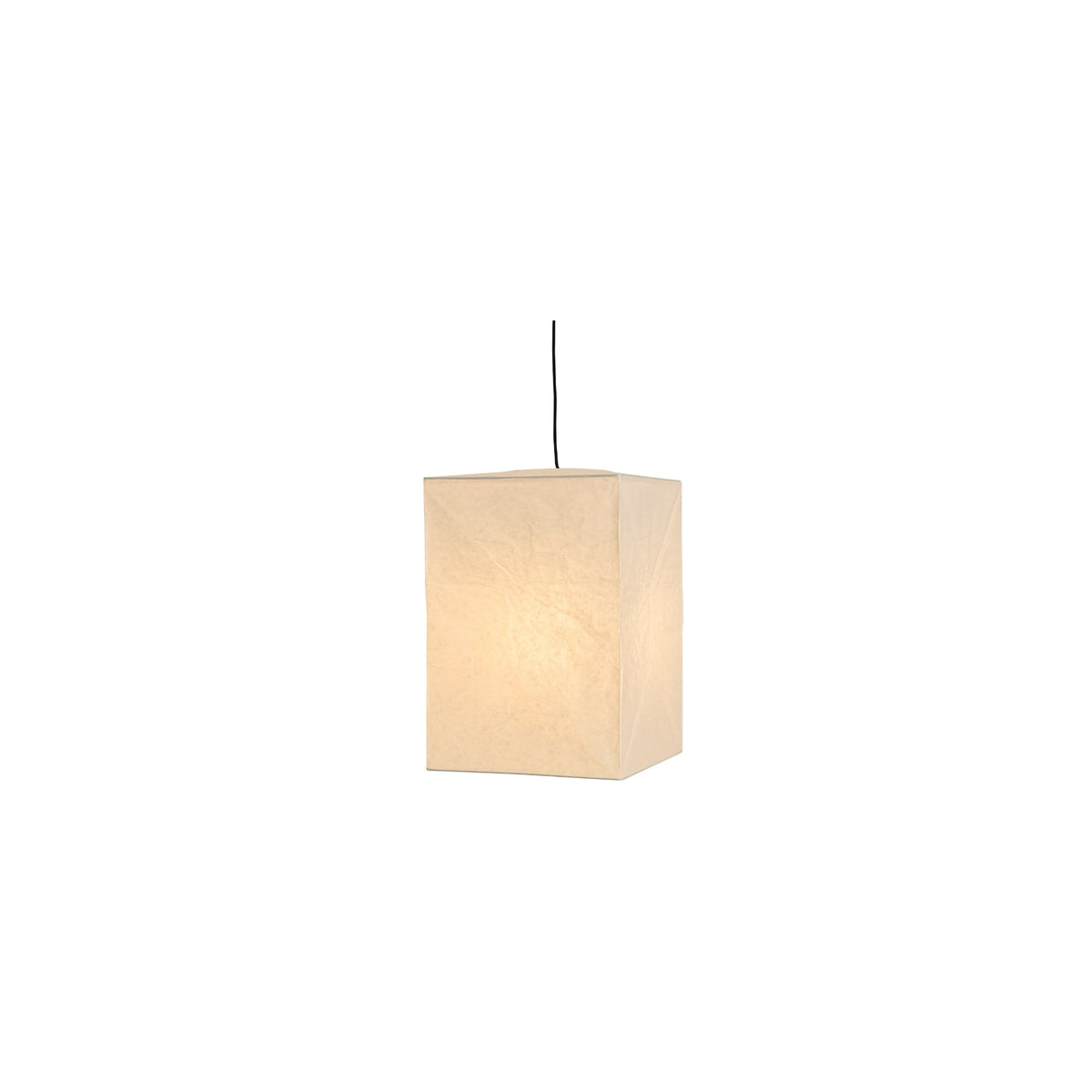 Paper Shade Pendant, Cube High