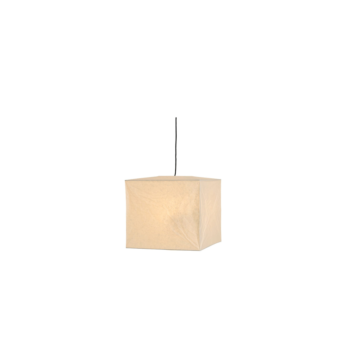 Paper Shade Pendant, Cube