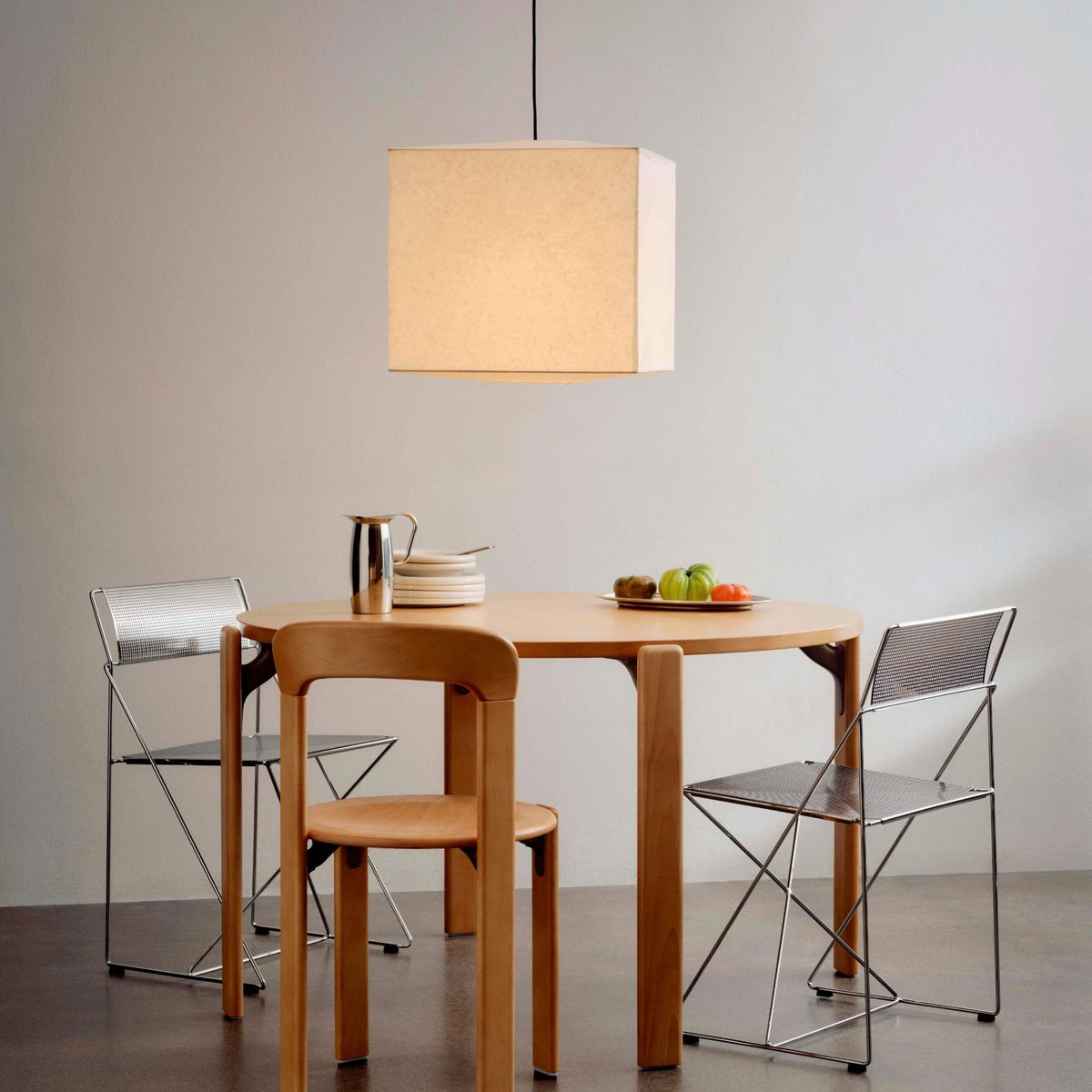Paper Shade Pendant, Cube