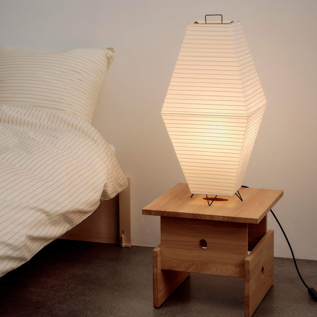 Paper Shade Table/Floor Lamp, Prism