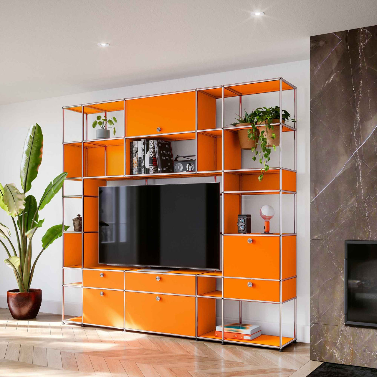 TV Cabinet Shelving