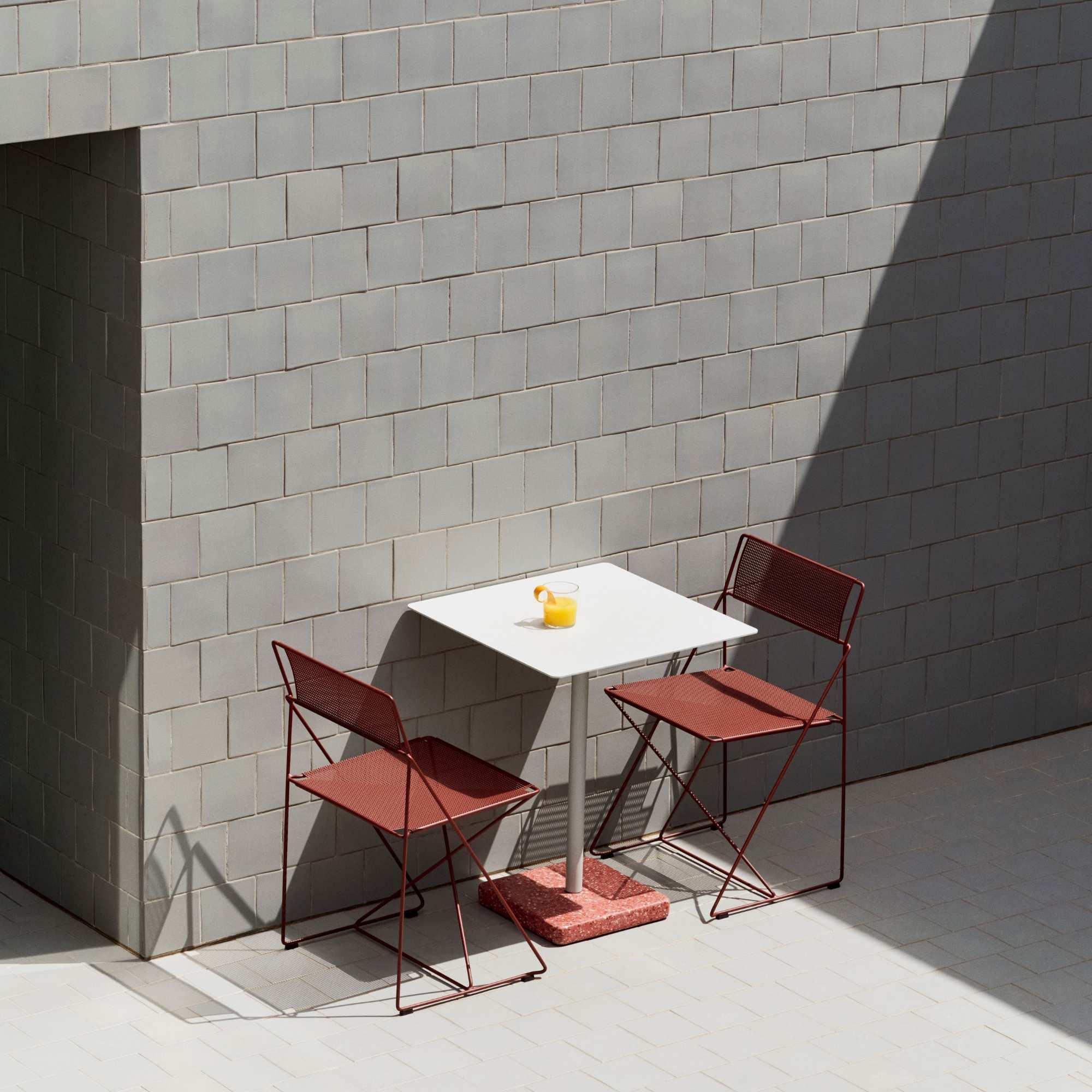 Terrazzo Square Outdoor Table, 60cm | HAY Singapore | Grafunkt