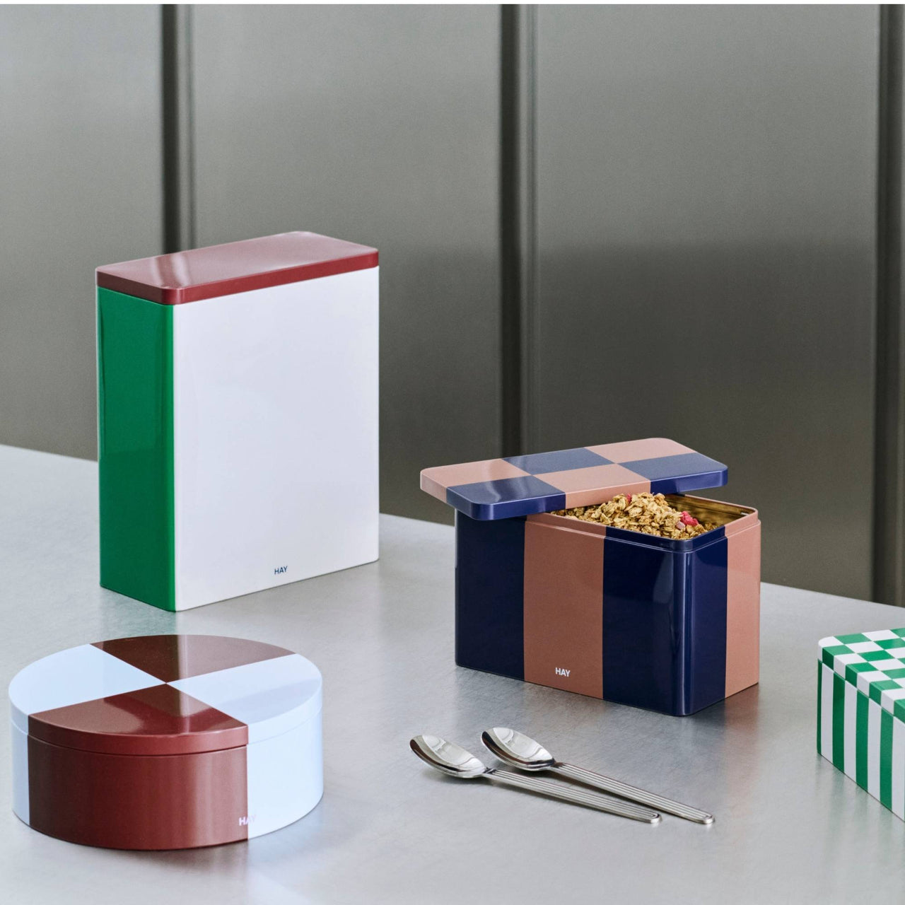 Tin Container, Medium