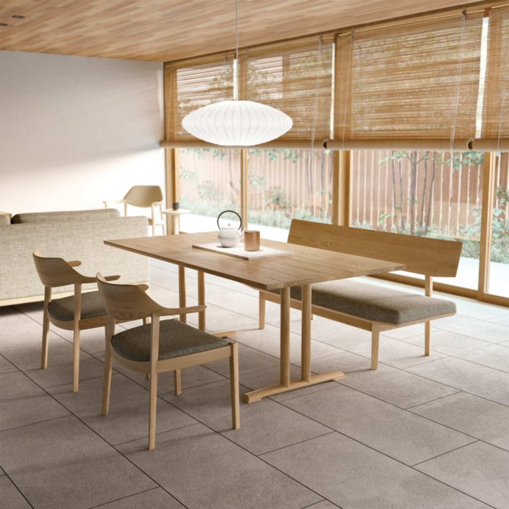 カンディハウス　WING LUX LD テーブル CONDE HOUSE Wing Lux LD Trestle Table, 165cm | CondeHouse | Grafunkt