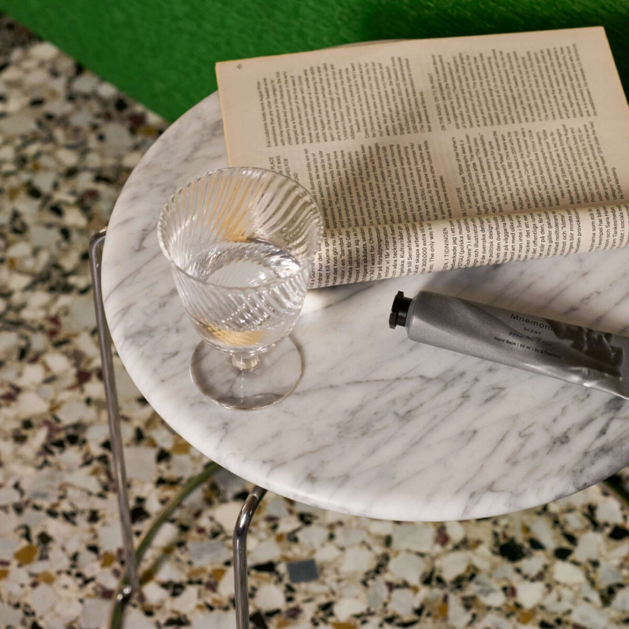 Wire Stool (VP11), Marble